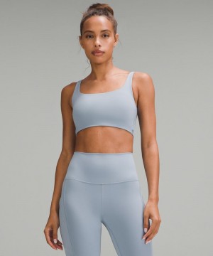 Αθλητικο Σουτιεν Lululemon Bend This Scoop and Square Light Support, A-C Cups γυναικεια μπλε | Greece-9237658