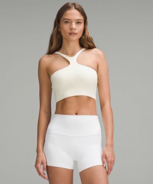 Αθλητικο Σουτιεν Lululemon Bend This V and Racer Light Support, A-C Cups γυναικεια Μπεζ | Greece-9084721
