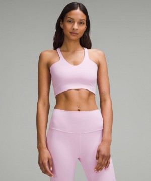 Αθλητικο Σουτιεν Lululemon Bend This V and Racer Light Support, A-C Cups γυναικεια ροζ | Greece-2804571