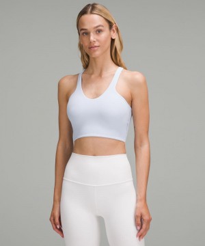 Αθλητικο Σουτιεν Lululemon Bend This V and Racer Light Support, A-C Cups γυναικεια μπλε | Greece-0124853
