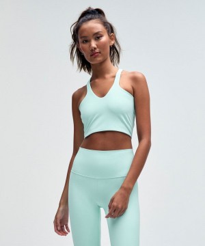 Αθλητικο Σουτιεν Lululemon Bend This V and Racer Light Support, A-C Cups γυναικεια μεντα | Greece-7305261
