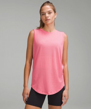 αμανικα μπλουζακια Lululemon Brunswick Muscle Tank γυναικεια γκρι ροζ | Greece-8725034