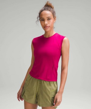 αμανικα μπλουζακια Lululemon Cap Sleeve Hiking γυναικεια ροζ | Greece-2071384