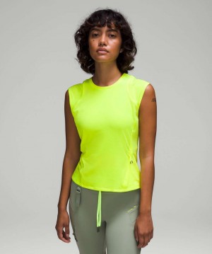 αμανικα μπλουζακια Lululemon Cap Sleeve Hiking γυναικεια κίτρινα | Greece-8415276