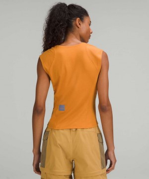 αμανικα μπλουζακια Lululemon Cap Sleeve Hiking γυναικεια πορτοκαλι | Greece-9021465