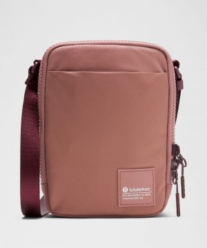 τσάντεσ χιαστί Lululemon Easy Access 1.5L γυναικεια σκούρο κοκκινα | Greece-3054278