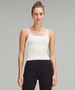 αμανικα μπλουζακια Lululemon Ebb to Street Scoop-Neck Cropped γυναικεια Μπεζ Μπεζ | Greece-8126745