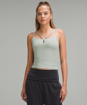 αμανικα μπλουζακια Lululemon Ebb to Street Strappy Light Support, B/C Cup γυναικεια γκρι γκρι | Greece-2095371