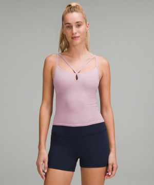 αμανικα μπλουζακια Lululemon Ebb to Street Strappy Light Support, B/C Cup γυναικεια ροζ ροζ ροζ ροζ | Greece-6915734