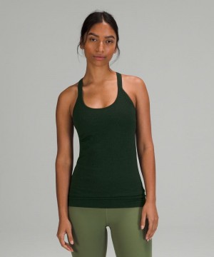 αμανικα μπλουζακια Lululemon Ebb to Street γυναικεια πρασινο | Greece-2087134