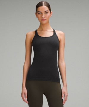 αμανικα μπλουζακια Lululemon Ebb to Street γυναικεια μαυρα | Greece-7340681