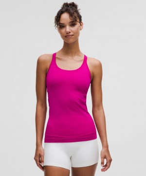 αμανικα μπλουζακια Lululemon Ebb to Street γυναικεια ροζ | Greece-7948325