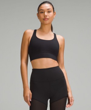 Αθλητικο Σουτιεν Lululemon Energy Longline Medium Support, B–D Cups γυναικεια μαυρα | Greece-2564013