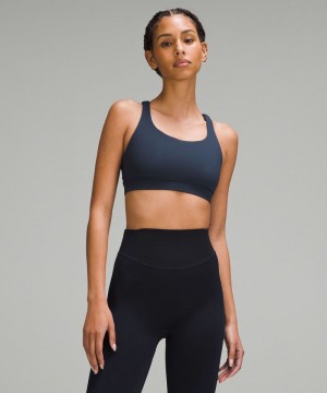 Αθλητικο Σουτιεν Lululemon Energy Medium Support, B–D Cups γυναικεια σκουρο μπλε | Greece-6729054