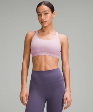 Αθλητικο Σουτιεν Lululemon Energy Medium Support, B–D Cups γυναικεια ροζ ροζ | Greece-8903145