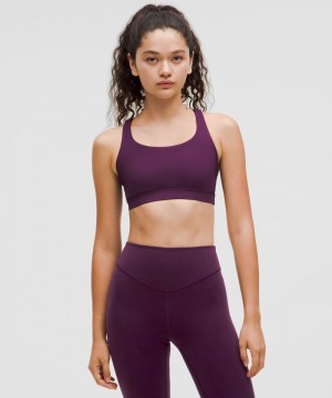 Αθλητικο Σουτιεν Lululemon Energy Medium Support, B–D Cups γυναικεια μωβ | Greece-8947532