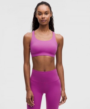 Αθλητικο Σουτιεν Lululemon Energy Medium Support, B–D Cups γυναικεια μωβ | Greece-0658791