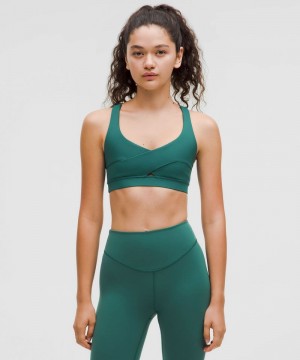 Αθλητικο Σουτιεν Lululemon Energy Wrap Light Support, B/C Cup γυναικεια τυρκουάζ | Greece-7925840
