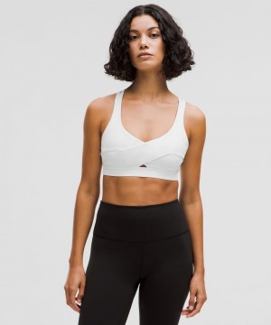Αθλητικο Σουτιεν Lululemon Energy Wrap Light Support, B/C Cup γυναικεια ασπρα | Greece-1392546