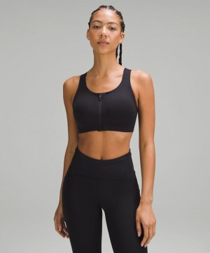 Αθλητικο Σουτιεν Lululemon Enlite Front-Zip High Support, A–DDD(E) Cups γυναικεια μαυρα | Greece-3820694