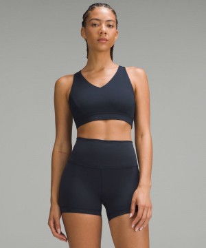 Αθλητικο Σουτιεν Lululemon Envital Medium Support, D/DD Cup γυναικεια σκουρο μπλε | Greece-4380597