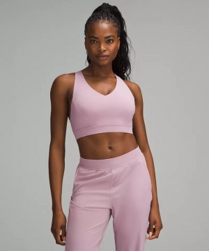 Αθλητικο Σουτιεν Lululemon Envital Medium Support, D/DD Cup γυναικεια ροζ ροζ | Greece-5914683