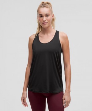 αμανικα μπλουζακια Lululemon Essential γυναικεια μαυρα | Greece-3270518