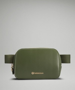 Τσαντα Μεσησ Lululemon Everywhere 1L Leather Alternative ανδρικα πρασινο χρυσο χρωμα | Greece-9524138