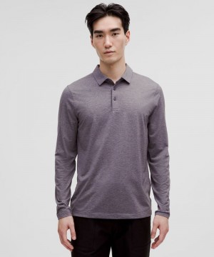 μπλουζακια πολο Lululemon Evolution Long-Sleeve ανδρικα βαθυ γκρι | Greece-3861702