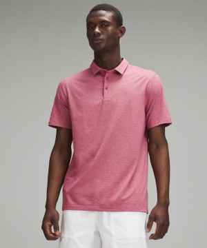 μπλουζακια πολο Lululemon Evolution Short-Sleeve ανδρικα μωβ | Greece-5019674