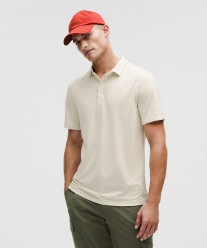 μπλουζακια πολο Lululemon Evolution Short-Sleeve ανδρικα Μπεζ | Greece-4362890