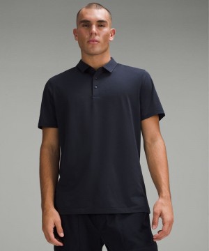 μπλουζακια πολο Lululemon Evolution Short-Sleeve ανδρικα σκουρο μπλε | Greece-4256839