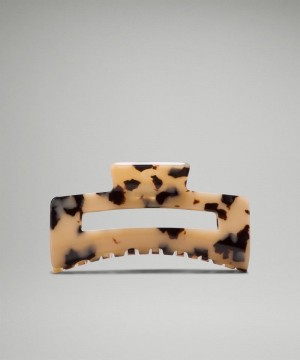 Αξεσουαρ Μαλλιων Lululemon Extra Large Claw Hair Clip γυναικεια καφε μαυρα | Greece-0321765