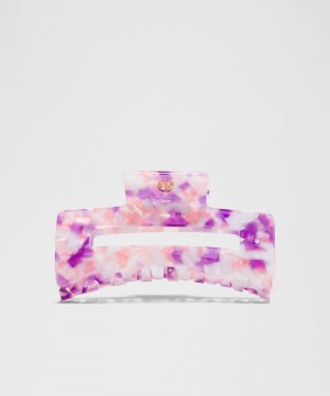 Αξεσουαρ Μαλλιων Lululemon Extra Large Claw Hair Clip γυναικεια ροζ ασπρα μπλε | Greece-9471560