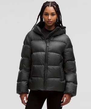 Μπουφάν Πουπουλένια Lululemon Featherweight γυναικεια βαθυ γκρι | Greece-1456203