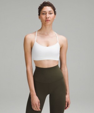 Αθλητικο Σουτιεν Lululemon Flow Y Nulu Light Support, A–C Cups γυναικεια ασπρα | Greece-0736942