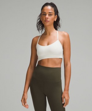 Αθλητικο Σουτιεν Lululemon Flow Y Nulu Light Support, A–C Cups γυναικεια Μπεζ | Greece-5817324