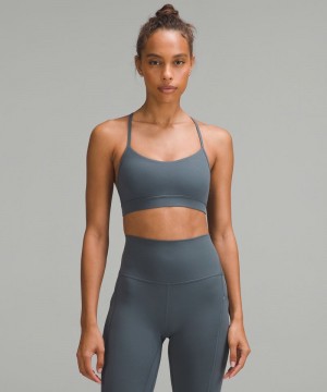 Αθλητικο Σουτιεν Lululemon Flow Y Nulu Light Support, A–C Cups γυναικεια γκρι | Greece-2386154