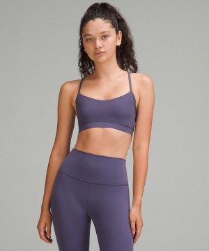Αθλητικο Σουτιεν Lululemon Flow Y Nulu Light Support, A–C Cups γυναικεια βαθυ γκρι | Greece-0149375