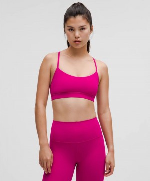 Αθλητικο Σουτιεν Lululemon Flow Y Nulu Light Support, A–C Cups γυναικεια ροζ | Greece-9681432