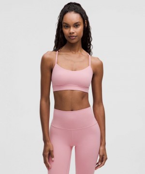 Αθλητικο Σουτιεν Lululemon Flow Y Nulu Light Support, A–C Cups γυναικεια ροζ | Greece-0215968