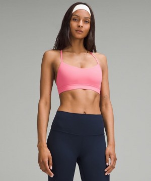 Αθλητικο Σουτιεν Lululemon Flow Y Nulu Light Support, A–C Cups γυναικεια ροζ | Greece-6325780