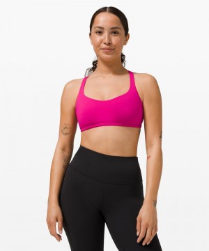 Αθλητικο Σουτιεν Lululemon Free to Be - Wild Light Support, A/B Cup γυναικεια ροζ | Greece-4302751