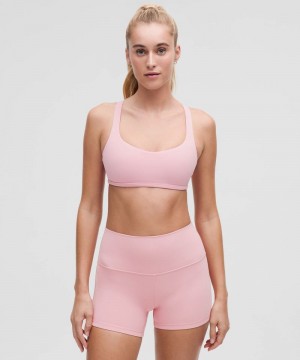 Αθλητικο Σουτιεν Lululemon Free to Be - Wild Light Support, A/B Cup γυναικεια ροζ | Greece-6179054