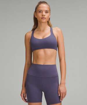 Αθλητικο Σουτιεν Lululemon Free to Be - Wild Light Support, A/B Cup γυναικεια βαθυ γκρι | Greece-8193465