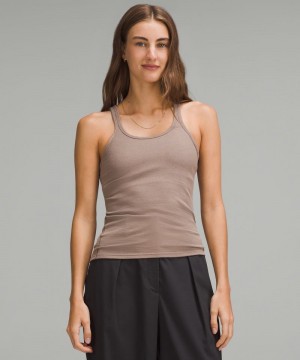 αμανικα μπλουζακια Lululemon Hold Tight Thin Strap Racerback γυναικεια γκρι | Greece-6514029