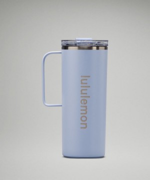 Μπουκάλια νερού Lululemon Insulated Mug 20oz γυναικεια μπλε Μπεζ | Greece-2978054