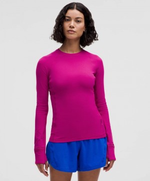 μακρυμανικα μπλουζακια Lululemon It's Rulu γυναικεια ροζ | Greece-0387145