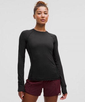 μακρυμανικα μπλουζακια Lululemon It's Rulu γυναικεια μαυρα | Greece-7381956