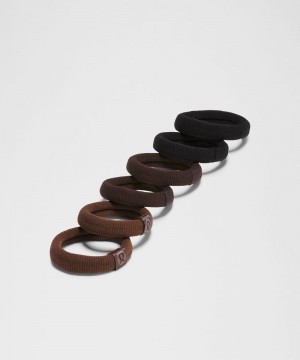 Αξεσουαρ Μαλλιων Lululemon Knit Hair Ties γυναικεια μαυρα μαυρα | Greece-3524916